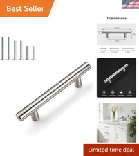 30 Pack 3 Inch 76mm Hole Center Cabinet Pulls, Brushed Nickel Kitchen Cabinet...