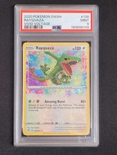 Carta Pokemon SWSH Vivid Voltage Rayquaza 2020 incredibile rara 138/185 PSA 9 gradi
