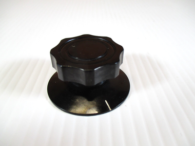 #ad #ad Knob Skirted Plastic Test Equipment HAM Radio 1 3 4quot; Wide 7 8quot; Tall $10.25