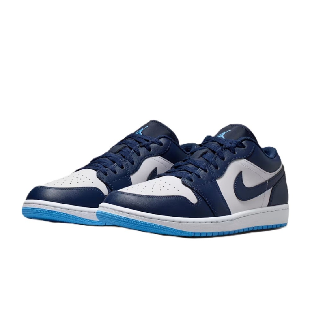 Men's Jordan 1 Low Midnight Navy/University Blue (553558 404) | eBay