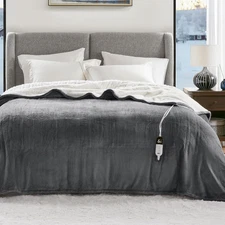 Electric Throw Blanket Full Size - Soft Sherpa Heating Blankets with 6 Heat Sett