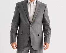Stafford Houndstooth Mens Classic Fit Suit Jacket 42 R CoolMax MSRP 220 NWT