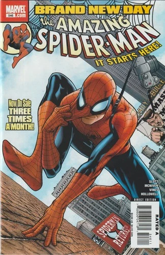 Amazing Spider-Man # 546 Cover A NM Marvel 2008 1st App Mr. Negative [UU]