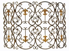 Fireplace Screen Decorative Contemporary French Revival Fireplace