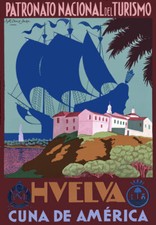 TT28 Vintage Huelva Spain Spanish Travel Tourism Poster Print A3 A2
