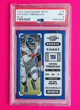 Kayvon Thibodeaux 2022 Contenders Optic Rookie Ticket—Blue/99 #74 PSA 9 (POP 2)