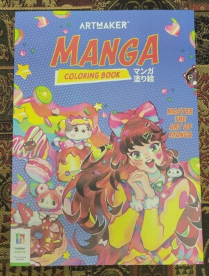 Art Maker Manga Anime Coloring Book by Hinkler Pty Ltd Paperback Book