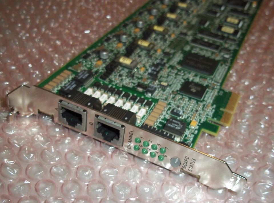 Dialogic Brooktrout 901-007-12 801-024-01 TR1034+E8-8L-R 2-Port VoIP Card - Image 2 of 3
