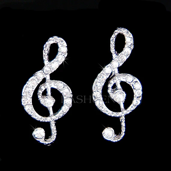 Swarovski music note earrings deals