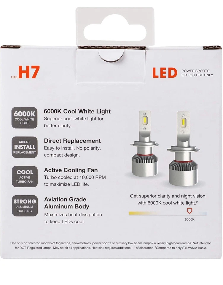 Bombillas faros Sylvania H7 Powersport, para todoterreno. Foto 2 de 4