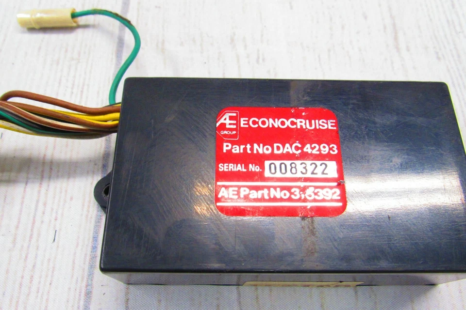 1984-1987Jaguar XJS6 средний круиз-контроль ECU компьютерный модуль DAC4293 б/у - Изображение 3 из 3