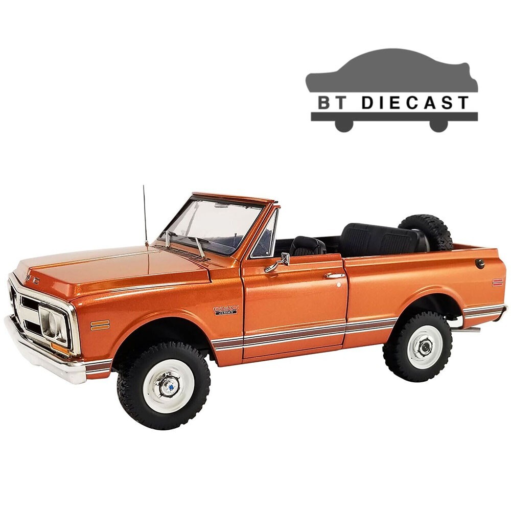 ACME 1971 GMC JIMMY DEALER AD TRUCK 1/18 DIECAST MODEL COPPER POLY