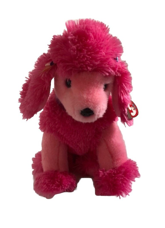 TY Beanie Buddy PARFUM Pink Poodle Dog 11” Plush w/tag