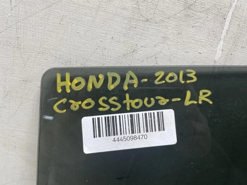 Honda Crosstour Ex-L 2012 puerta trasera izquierda lado del conductor ventana vidrio OEM+ Foto 2 de 4