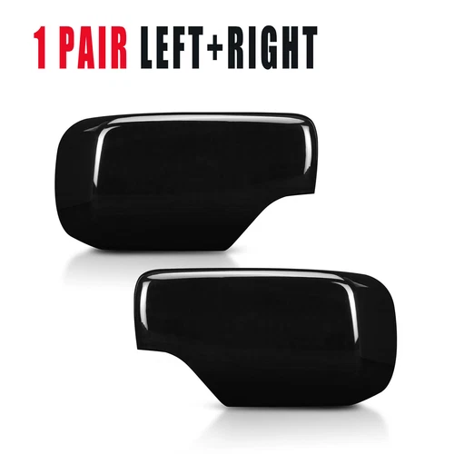 Right+Left Door Mirror Cover Caps Fits FOR BMW E46 E39 325i 530i 540i 330i 525i