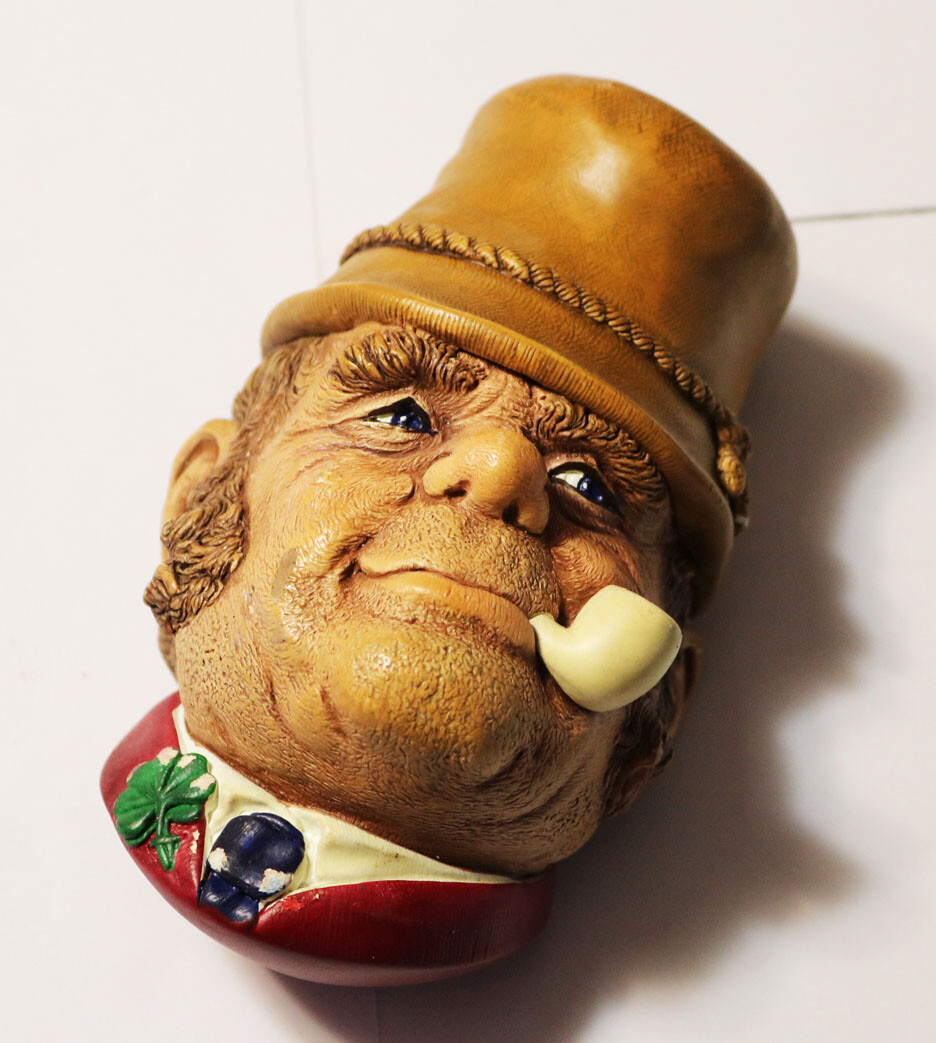 Vintage Bossons Paddy Chalkware Head 5 1/2 inches Congleton England | eBay