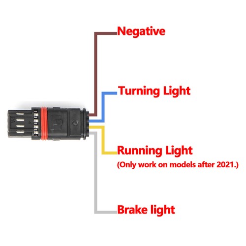 Intermitente LED trasero para BMW BMW S1000RR/R S1000XR M1000RR R1250GS indicadores trasero - Imagen 3 de 21