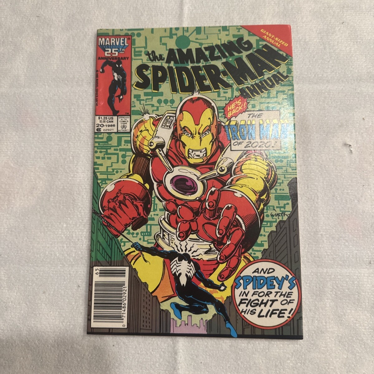 Amazing Spider-Man Annual #20 Marvel Comics 1986 Iron Man 2020