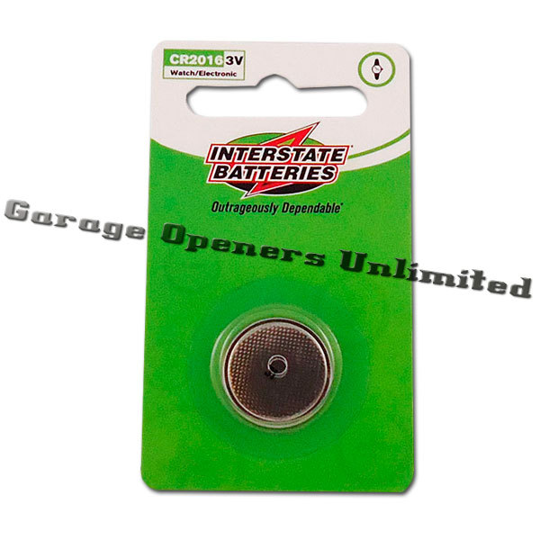 Liftmaster 10A19 (CR2016) 3v 2016 Lithium Battery: Led and Opener