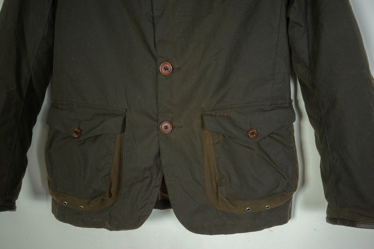 Mens Barbour Beacon Sports Wax Cotton Olive James Bond Mens Barbour Beacon Sports Wax Cotton Olive James Bond