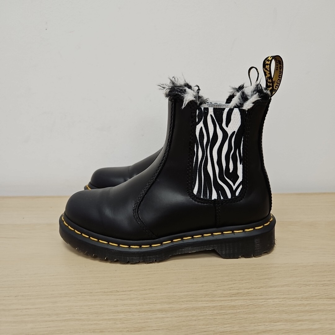 Zebra Print Dr Martens Leonore Black Size Martens Leonore 2976