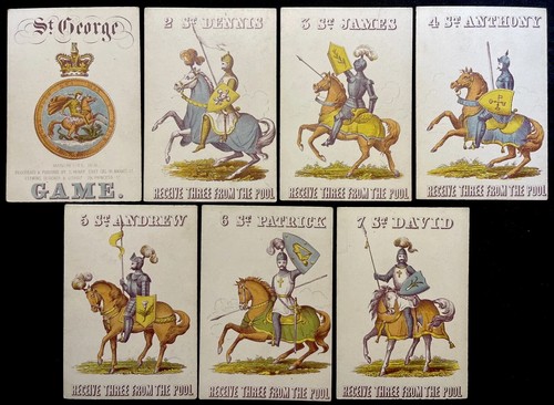 Parlor Card Collection Historic 1st Ed 1858 Museum Grade Victorian UK Parlor Game Antique ...
