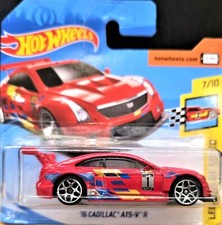 Hot Wheels 2018 Cadillac ATS-V R Red #198 Legends Of Speed 7/10 New