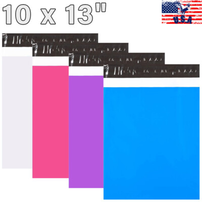 Poly Mailers Shipping Bags Envelopes Colored Packaging Premium Bag 10x13 2.5Mil
