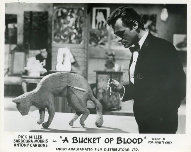 Dick Miller Roger Corman A Bucket Of Blood 1959 Vintage Photo Genuine