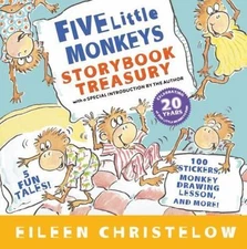 Five Little Monkeys Storybook Treasury; A - 9780547238739, hardcover, Christelow