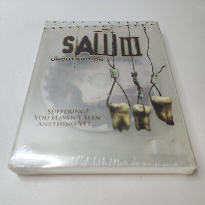 Saw III (Full Screen Uncut Edition) (DVD, 2007) Brand New Sealed