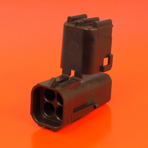 Genuine 4 Way / Pin Male & Female Delphi Weatherpack Series Connector Kit - Picture 3 of 8