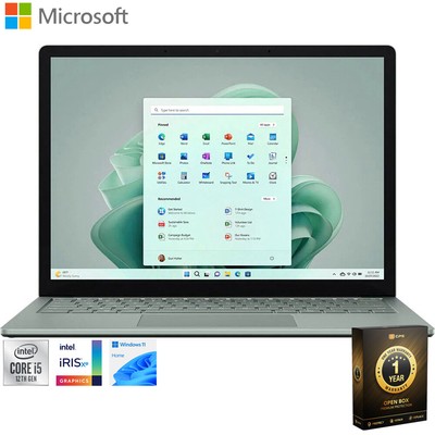 Microsoft Surface Laptop 5 13.5'' Intel i5, 8GB/512GB + 1 Year Warranty Pack