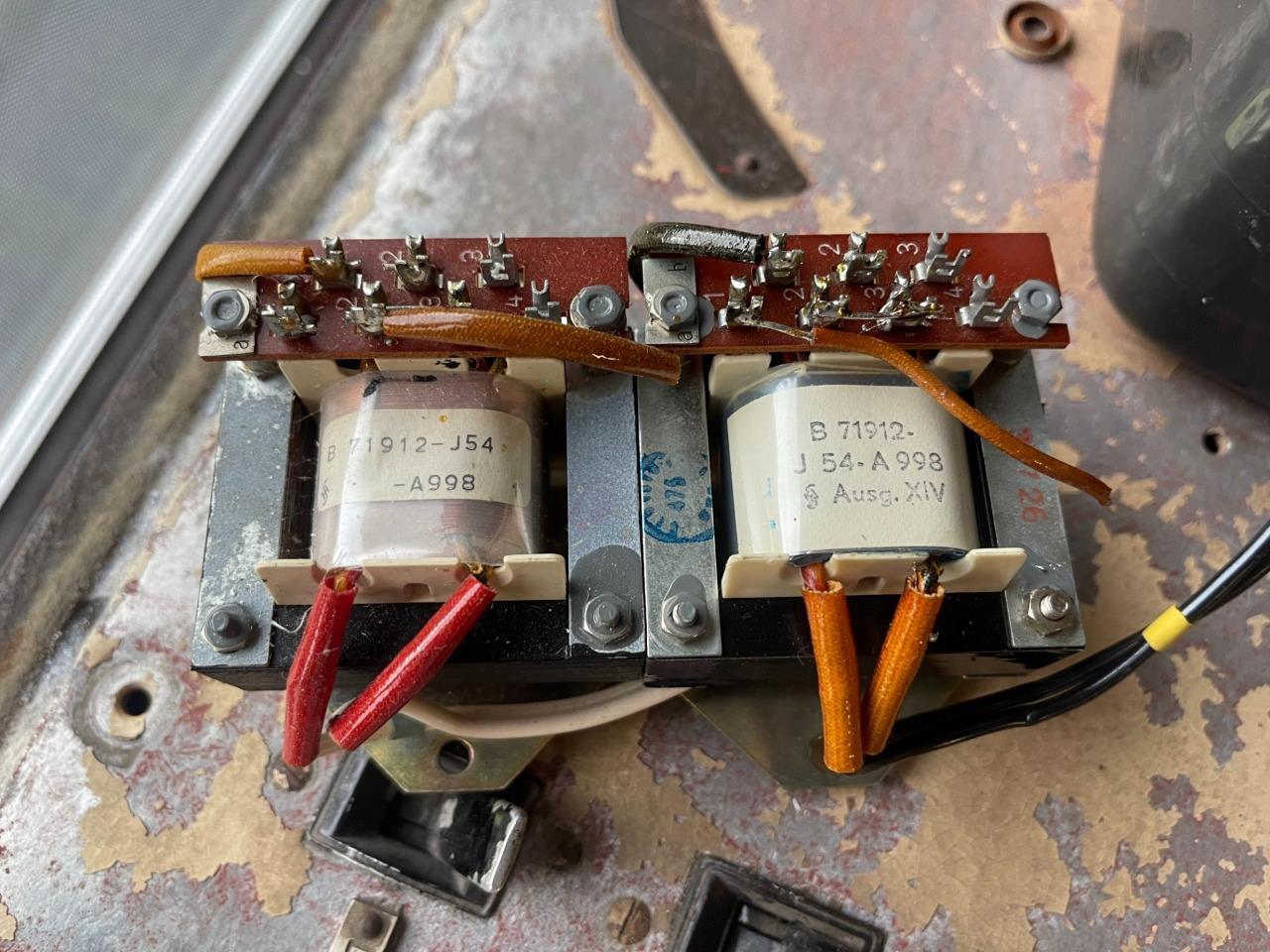 2 * Siemens Klangfilm output transformer ELA 6 s tube amplifier 100 V