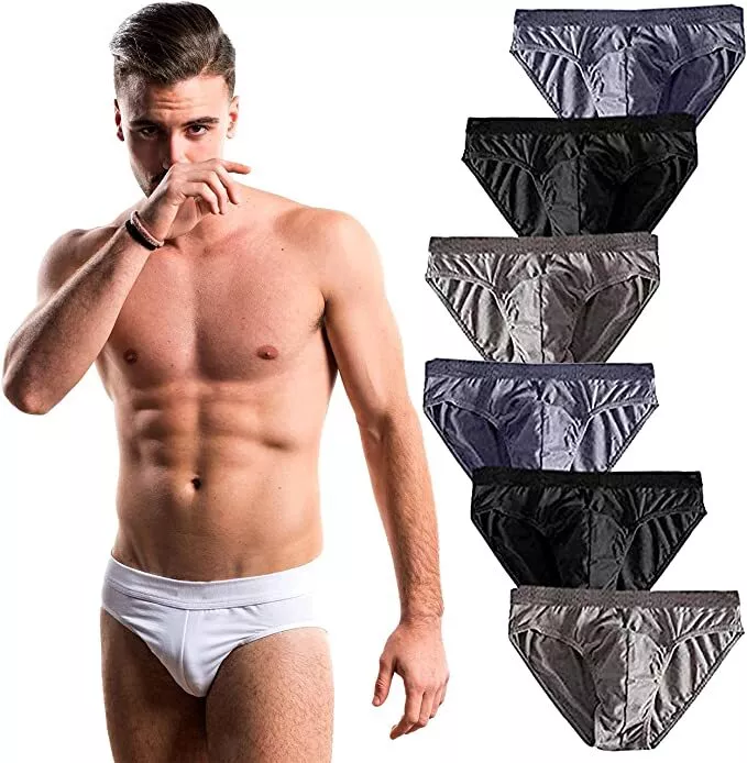 Mens Sports Soft Cotton Sexy Boxer Underwear Ribbed Slips Fit