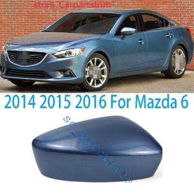 Blue Passenger Side Mirror Cap Cover – Fits 2014-2016 Mazda 6, Direct Replacement