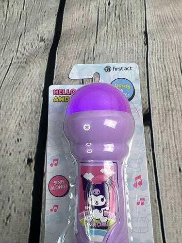 Brand New First Act Hello Kitty Kuromi Sing Along Lights & Music Microphone - Picture 6 of 8