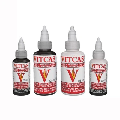 VITCAS Heat Resistant Rope Glue Adhesive Stove Fire Seal Black White Wood Burning Multi