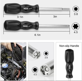 Gamebit Screwdriver Set 3.8 4.5mm for NES SNES N64 GameBoy GC Virtual Boy Sega