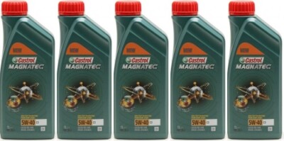 Castrol Magnatec 5W-40 C3 Motoröl 5x 1l = 5 Liter