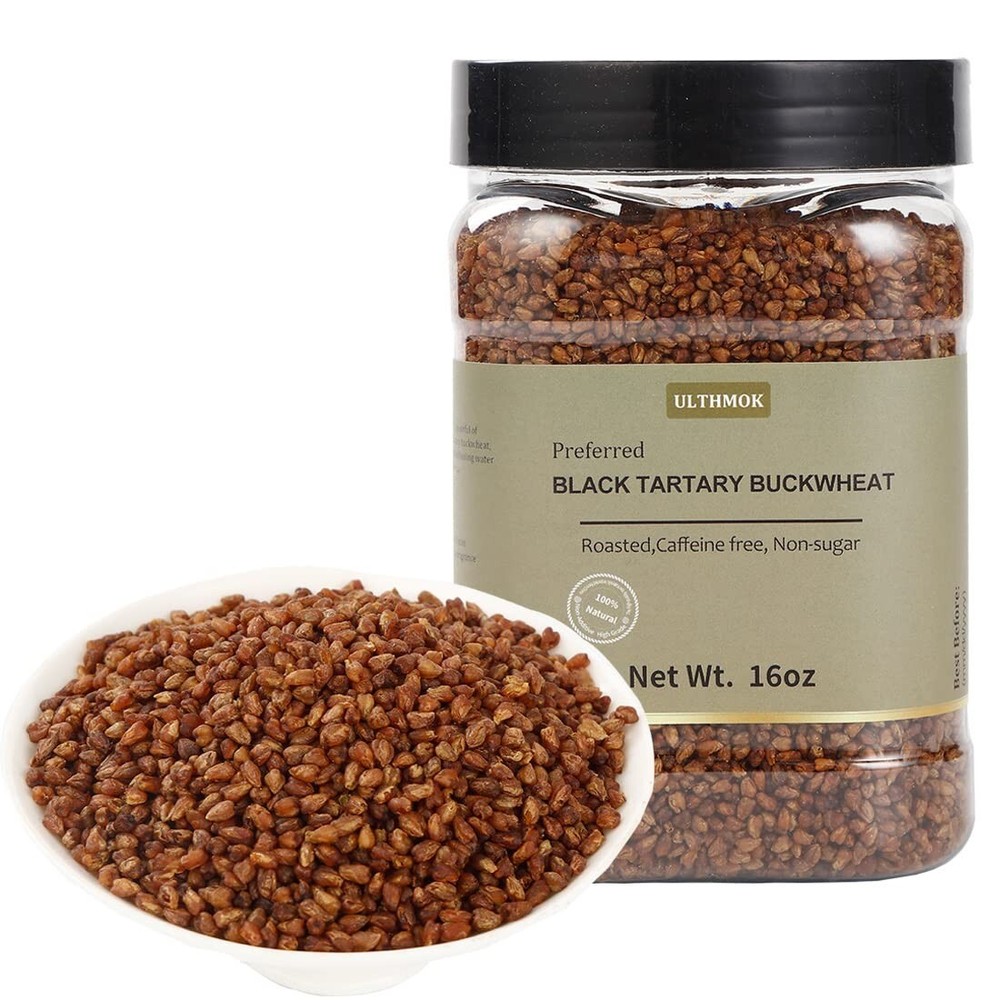 Himalayan Tartary Buckwheat Tea 16oz Black Roasted Buckwheat 100% Natural