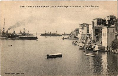 CPA AK VILLEFRANCHE vue prise depuis la Gare - La Reserve (376179)