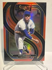 2025 Panini Prizm Select Don Drysdale Red Prizm No. 185 128/149 LA Dodgers