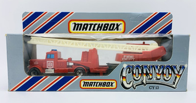 Matchbox Convoy CY-13C Peterbilt Fire Engine ''Top in OVP''