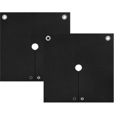 TOHONFOO Welding Blanket Fireproof, 2 Packs Opening Shape Welding Mat, Heat R...