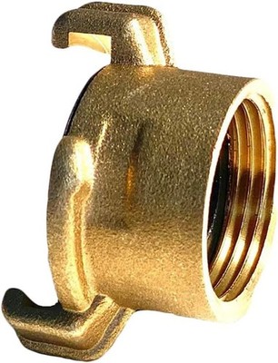 Quick Connect Garden Hose Fitting Connector Heavy-Duty Solid Brass 1 Inch Female