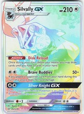 Silvally GX (Secret) Holo Rainbow Rare SM - Cosmic Eclipse 262/236 LP on eBay