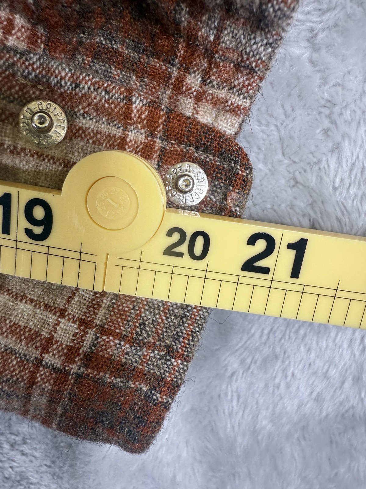 Vintage Pendleton Jacket Mens Medium Brown Plaid … - image 10