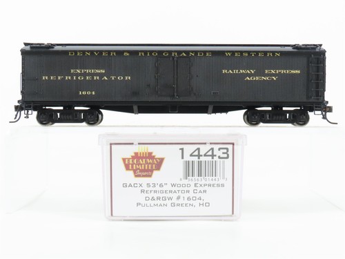 HO Broadway Limited Imports 1443 D&RGW Rio Grande 53' 6" Express Reefer #1604 | Zustand: Used