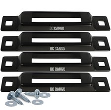 Dc Cargo E Track Single Slot Tie-downs  4 Pack  Mini Powder-coated S